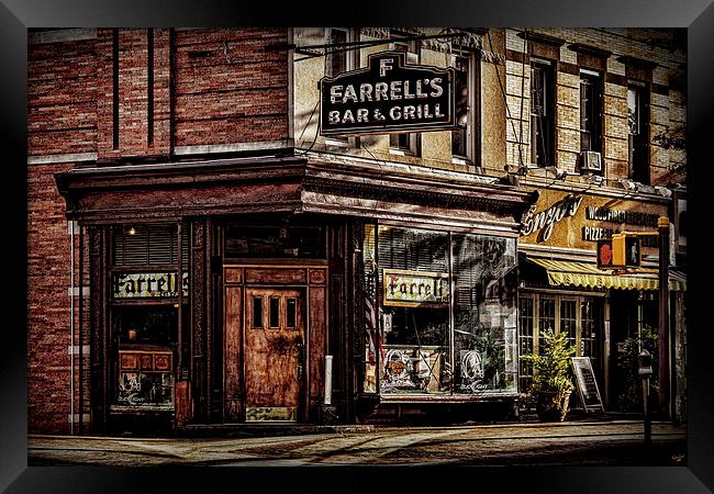 Farrells Bar & Grill Framed Print by Chris Lord