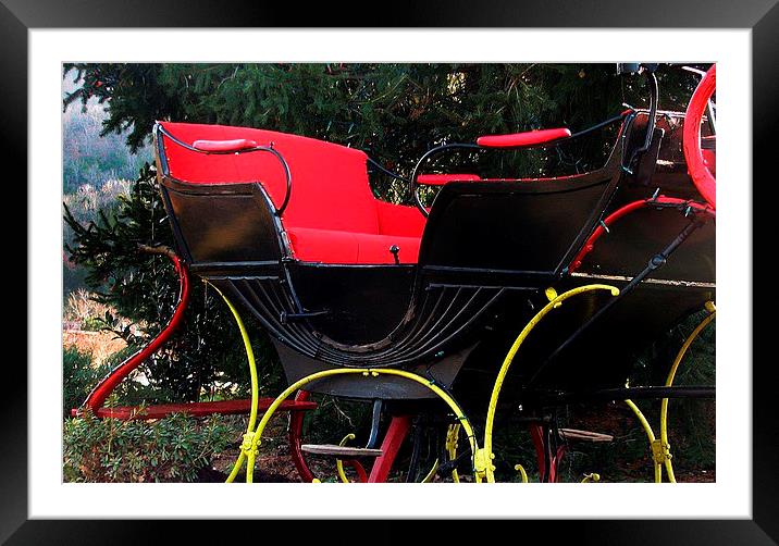 Sleigh Framed Mounted Print by Pics by Jody Adams