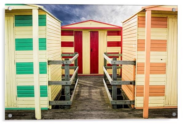 Colourful beach huts Acrylic by Thanet Photos