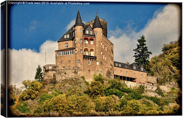 The magnificent Katz Castle (Grunged) Canvas Print by Frank Irwin