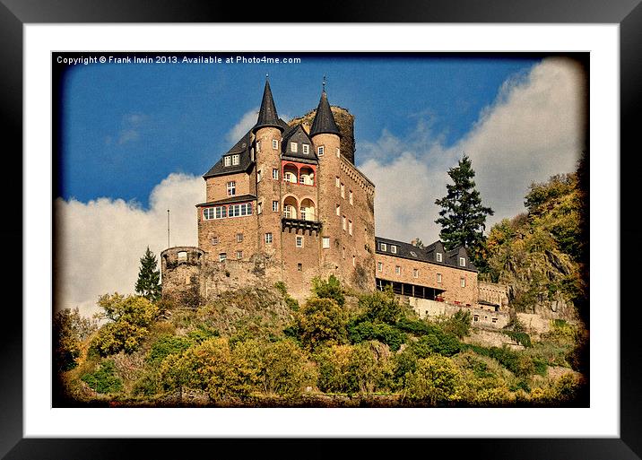 The magnificent Katz Castle (Grunged) Framed Mounted Print by Frank Irwin