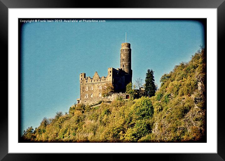 The magnificent Burg Maus Castle (Grunged) Framed Mounted Print by Frank Irwin