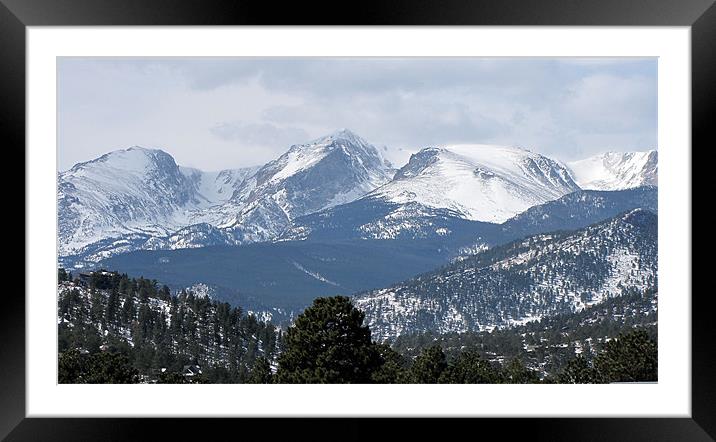 Rocky mountains 1275 Framed Mounted Print by Don Brady