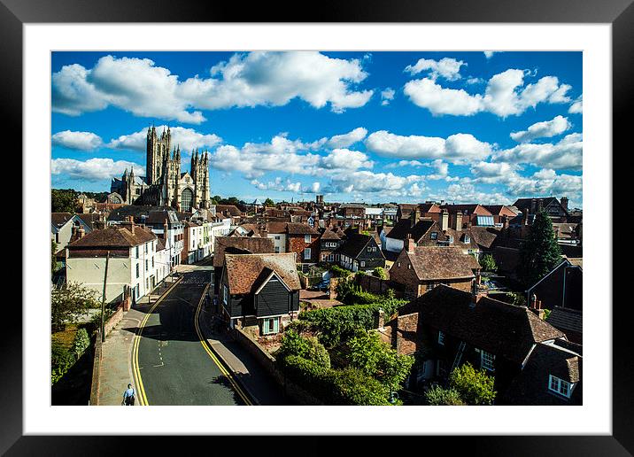 Canterbury Framed Mounted Print by David Shackle