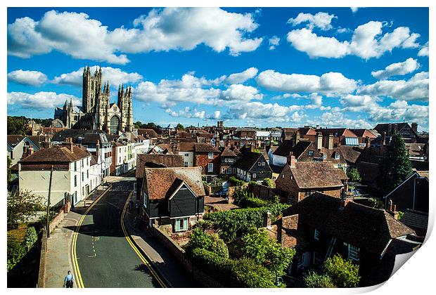 Canterbury Print by David Shackle