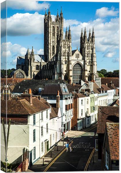 Canterbury Cathedral Canvas Print by David Shackle