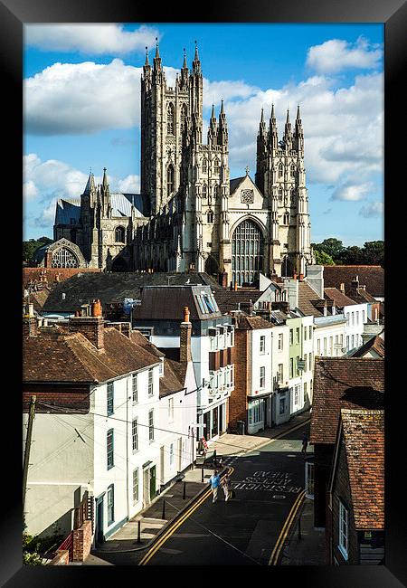 Canterbury Cathedral Framed Print by David Shackle