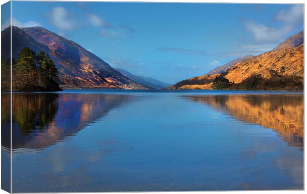 Loch side view Canvas Print by David Hare
