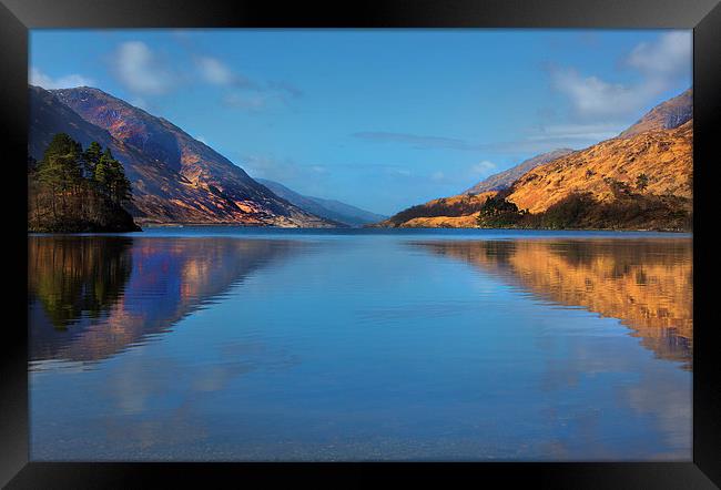 Loch side view Framed Print by David Hare