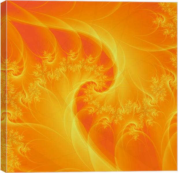 Orange Twist Canvas Print by Colin Forrest