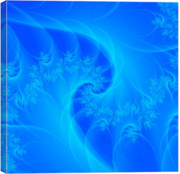 Blue Dream Twist Canvas Print by Colin Forrest
