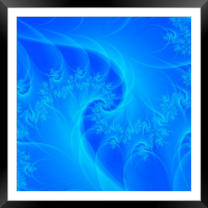 Blue Dream Twist Framed Mounted Print by Colin Forrest