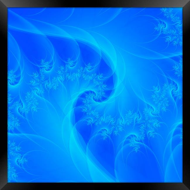 Blue Dream Twist Framed Print by Colin Forrest