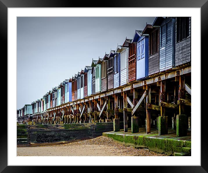 Lined up ready to go Framed Mounted Print by matthew  mallett