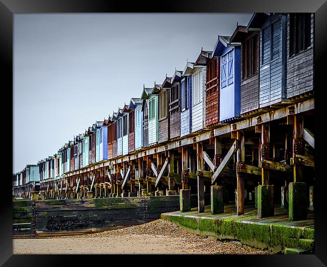 Lined up ready to go Framed Print by matthew  mallett