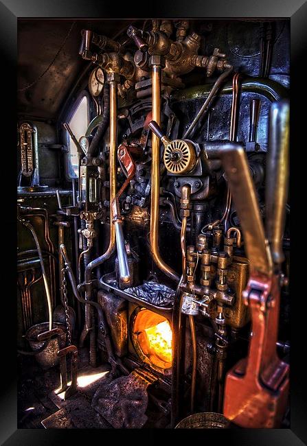 What the engine driver saw Framed Print by matthew  mallett