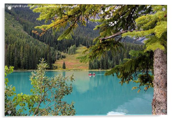 Emerald Lake British Columbia Acrylic by Lynn Bolt