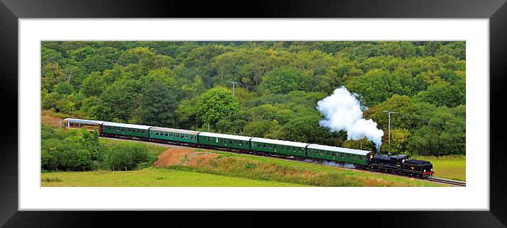 Swanage Railway Steam Gala 2013 Framed Mounted Print by William Kempster
