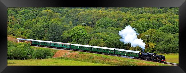 Swanage Railway Steam Gala 2013 Framed Print by William Kempster