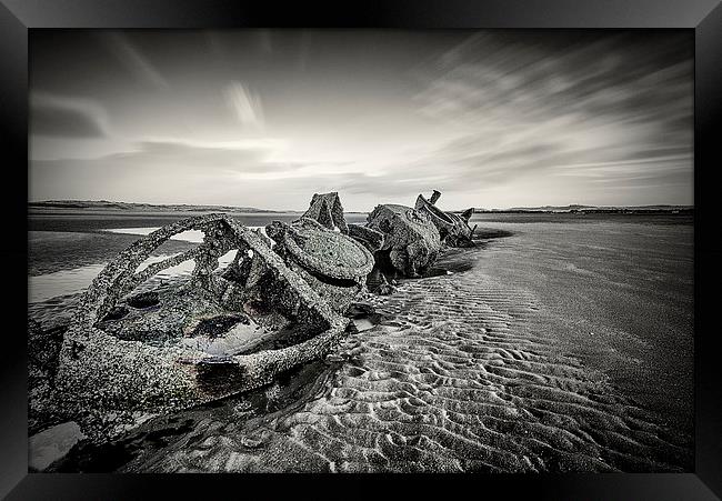 Old XT Submarine Framed Print by Steven McCaig