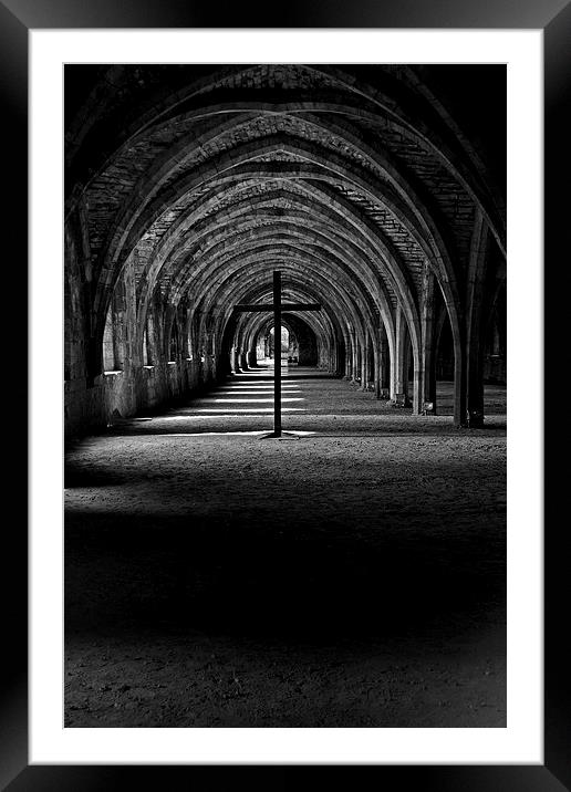 Fountains Abbey, North Yorkshire, UK Framed Mounted Print by Andrew Warhurst