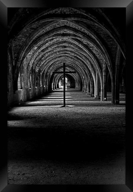 Fountains Abbey, North Yorkshire, UK Framed Print by Andrew Warhurst