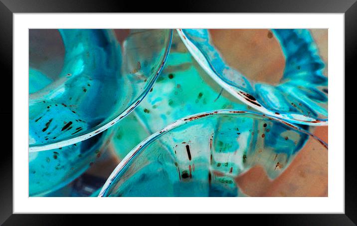 still life in the abstract Framed Mounted Print by Heather Newton