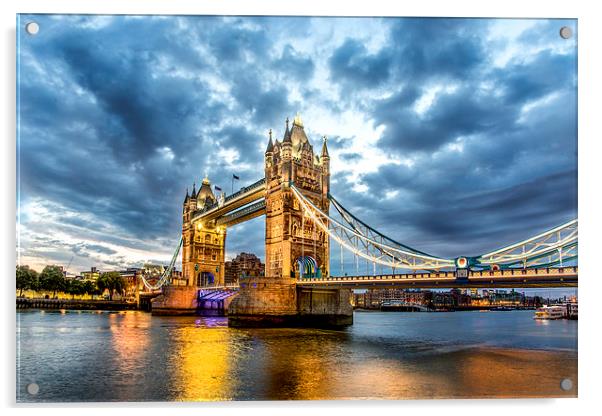 Tower Bridge Acrylic by Brian Clark