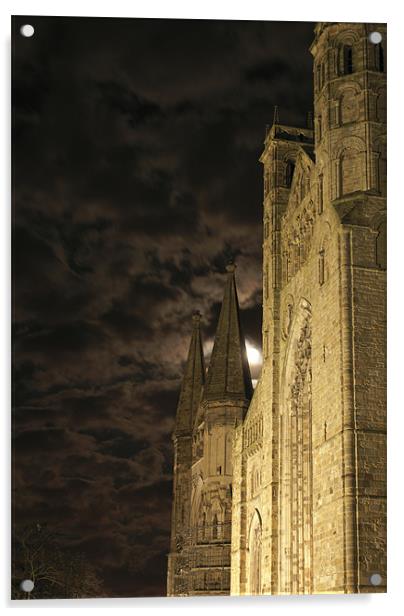 Durham Cathedral by Mooonlight Acrylic by gary barrett
