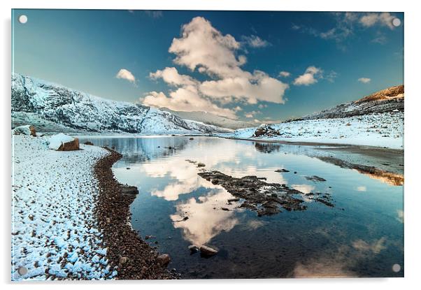 Loch Cluanie Acrylic by Steven McCaig