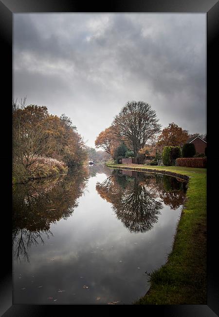 Canal reflections Framed Print by Sean Wareing