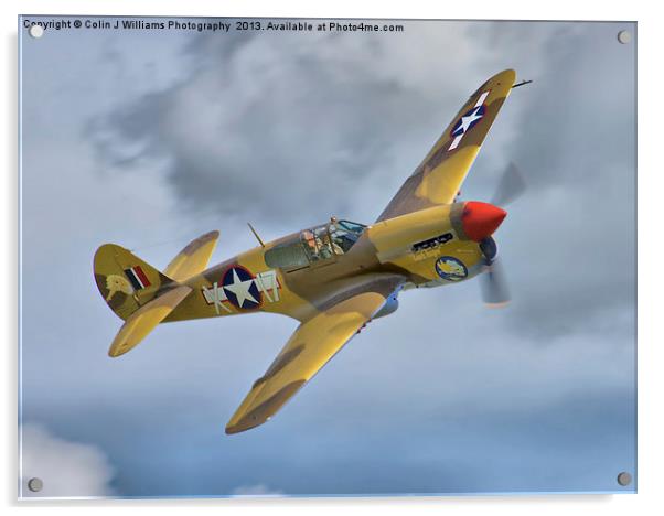 Merlin-Engined P-40F Acrylic by Colin Williams Photography