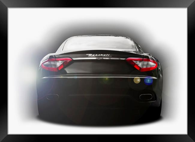 Maserati Gran turismo Framed Print by Carl Shellis