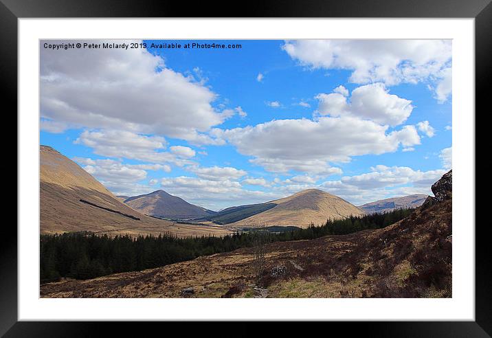 Highland Heaven ! Framed Mounted Print by Peter Mclardy
