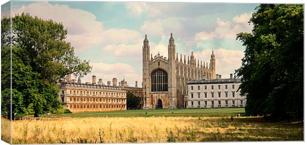 Kings College Chapel Canvas Print by Kate Towers