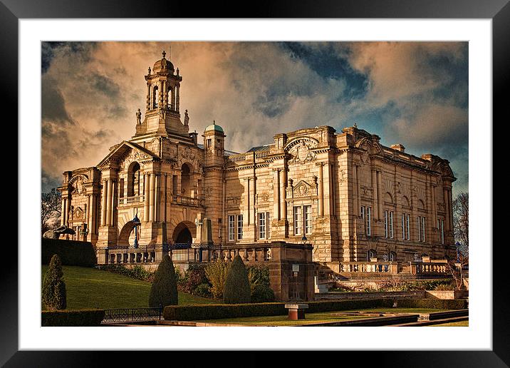 Evening Light at Cartwright Hall Framed Mounted Print by Colin Metcalf