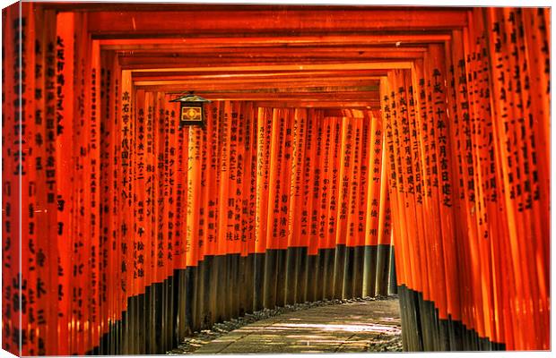 Fushimi Inari Canvas Print by Jonah Anderson Photography