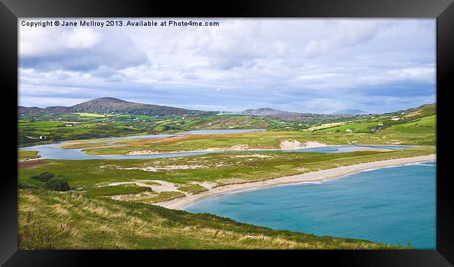 Barleycove Beach Cork Ireland Framed Print by Jane McIlroy