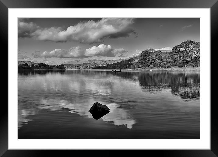 Esthwaite Water Framed Mounted Print by Graham Moore