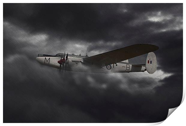 Shackleton Storm Print by J Biggadike