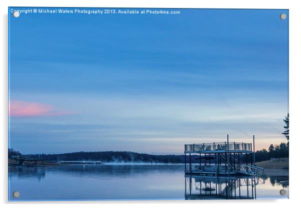 Early Morning at the Lake Acrylic by Michael Waters Photography