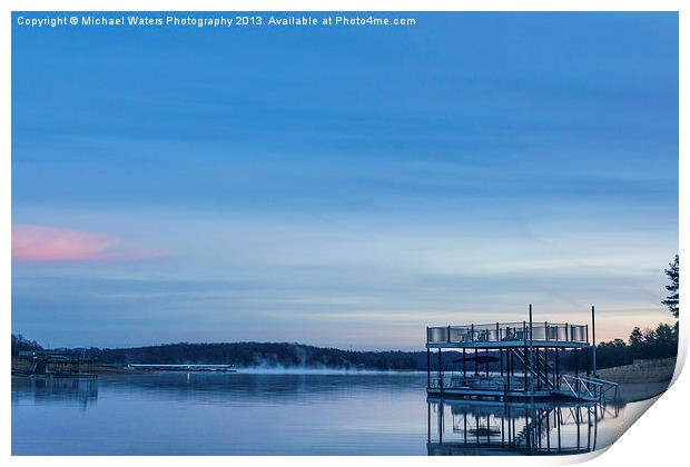 Early Morning at the Lake Print by Michael Waters Photography