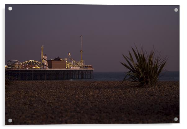 The Pier Acrylic by Mi Bewick