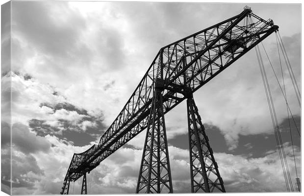 Transporter bridge Canvas Print by mazza and beksa beksa