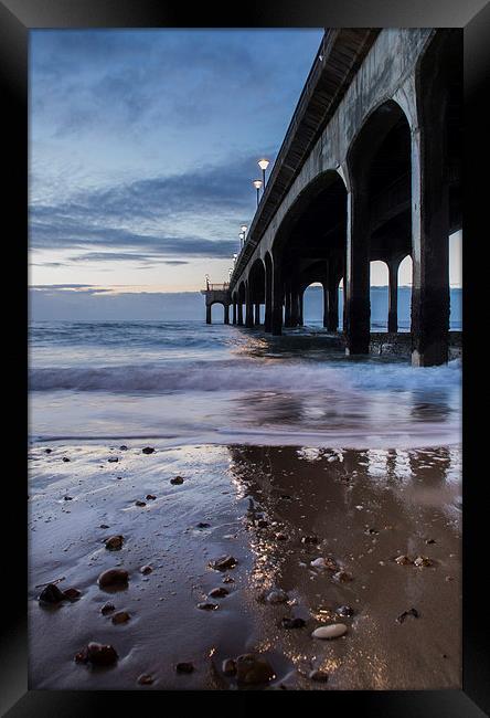 By the pier Framed Print by Phil Wareham