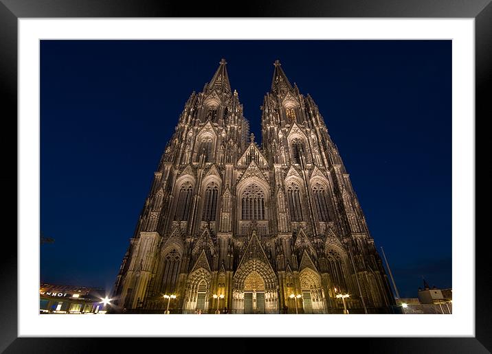 Cologne cathedral Framed Mounted Print by James Mc Quarrie