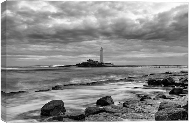 St Marys Lighthouse Canvas Print by Andy Redhead