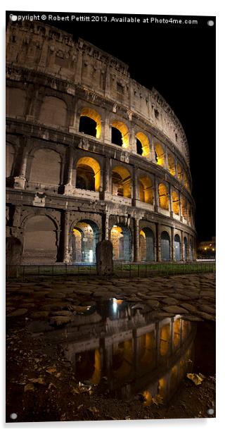 The Coliseum Acrylic by Robert Pettitt