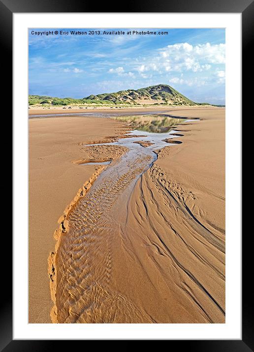 Sand Dune Newburgh Beach Framed Mounted Print by Eric Watson