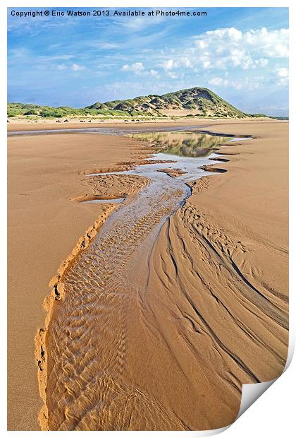 Sand Dune Newburgh Beach Print by Eric Watson